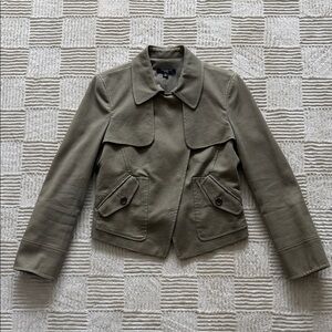 Vintage Ann Taylor Khaki Utility Jacket